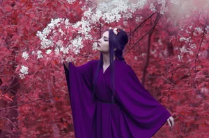 侧颜古装美女写真_1