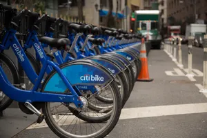 蓝色美国自行车图片第张