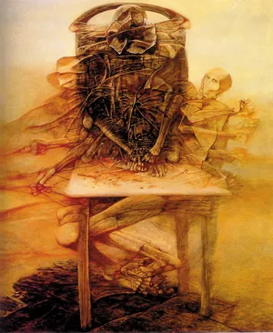 恐怖骷髅插画另类图片_1