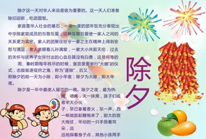 除夕手抄报图片_1