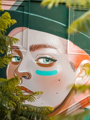 油画美女画像图片_1