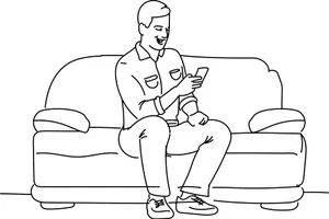 男人简笔画图片第1张