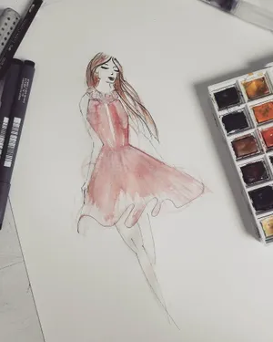 服装设计草稿图片_1