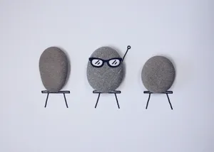 可爱鹅卵石画图片_1