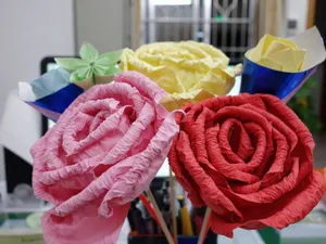 儿童手工纸花图片_1