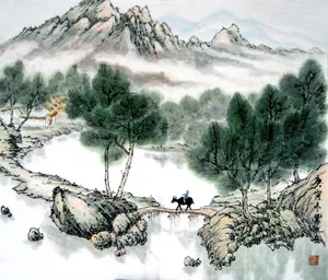 中国水墨画图片