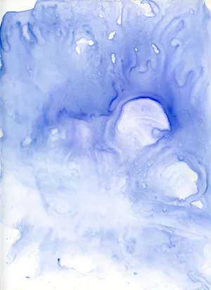 高清蓝色油画图片下载第1张