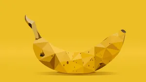 黄色创意香蕉图片_1
