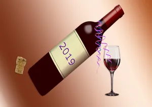 创意葡萄酒广告图片第1张
