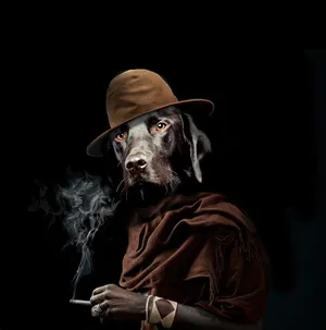 另类狗头侦探图片第1张