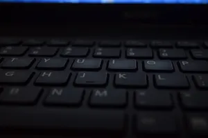 电脑键盘特写图片_1