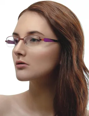 眼镜广告美女图片