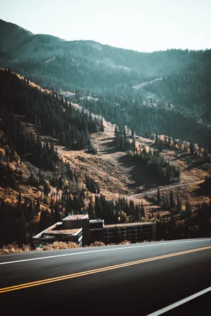 高速公路大自然风景图片_1