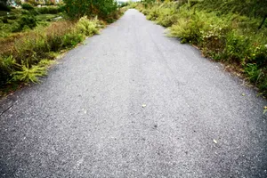 乡村柏油路图片第1张
