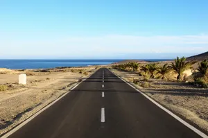 通向大海的公路图片