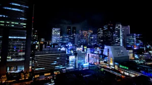高清日本东京夜景图片_6