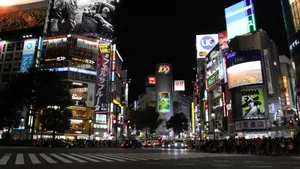 高清日本东京夜景图片_12