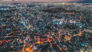 城市璀璨的夜景图片_2