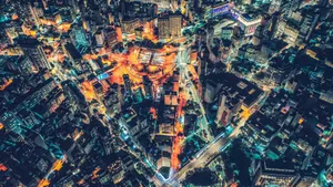 城市璀璨的夜景图片_4