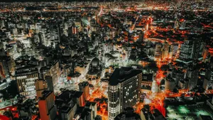 城市璀璨的夜景图片_9