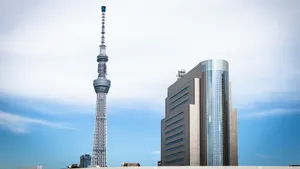日本标志建筑东京塔图片_4