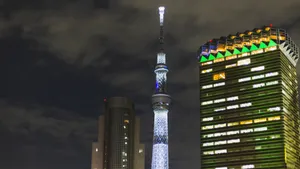 日本标志建筑东京塔图片_7