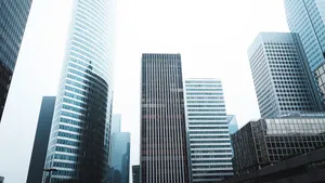 城市玻璃建筑图片大全_7