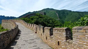 古老的万里长城图片_4