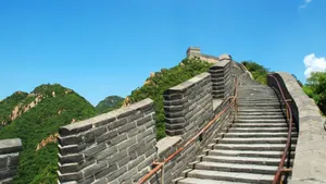 古老的万里长城图片_7