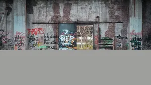 房屋废墟图片_8