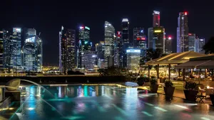 新加坡高清夜景图片_2