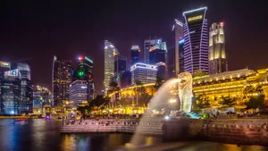 新加坡高清夜景图片_3