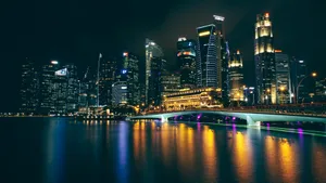 新加坡高清夜景图片_4