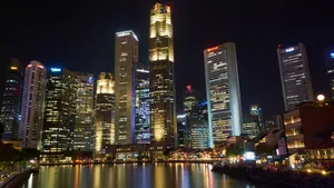 新加坡高清夜景图片_6