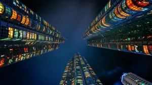 颜色丰富的建筑图片_2
