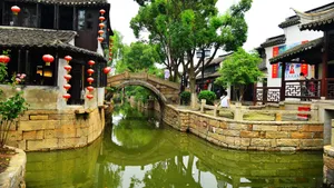 江苏甪直古镇图片_5
