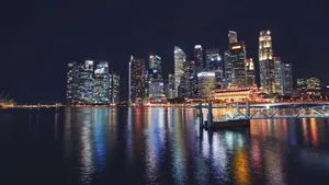 新加坡夜景图片_2