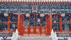 故宫雪景图片壁纸_5