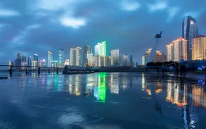 青岛夜景图片_5