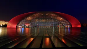 国家大剧院夜景图片_2