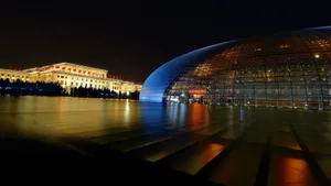 国家大剧院夜景图片_3