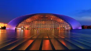 国家大剧院夜景图片_8