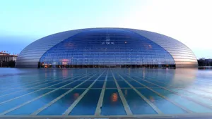 国家大剧院夜景图片_9