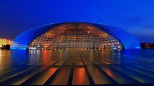 国家大剧院夜景图片_10