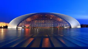 国家大剧院夜景图片_11