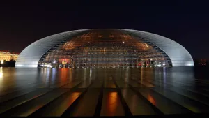 国家大剧院夜景图片_12