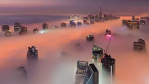 唯美阿联酋城市夜景图片_3