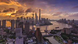 上海陆家嘴夜景图片壁纸_5