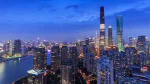 上海陆家嘴夜景图片壁纸_7