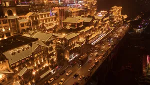 重庆洪崖洞夜景图片